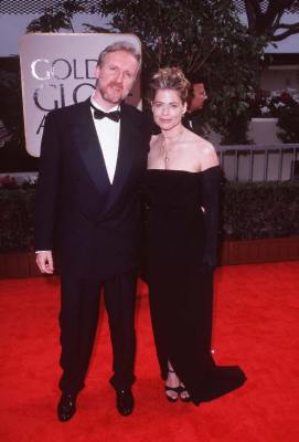 James Cameron and Linda Hamilton