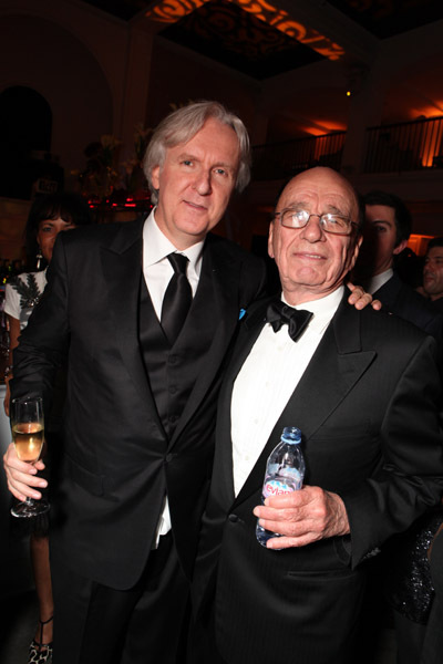 James Cameron and Rupert Murdoch at event of The 82nd Annual Academy Awards (2010)