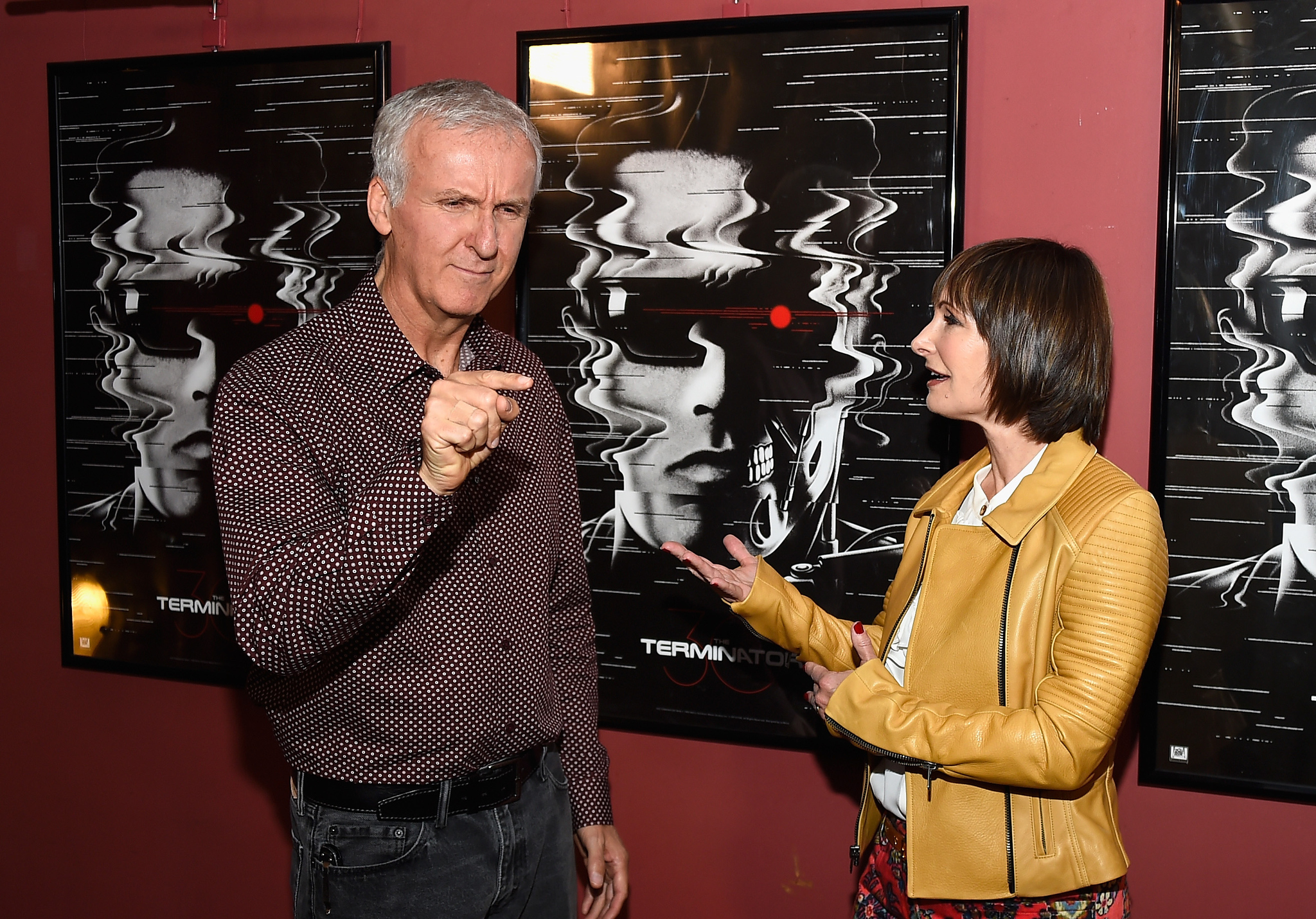 James Cameron and Gale Anne Hurd at event of Terminatorius (1984)