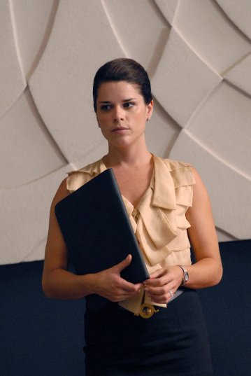 Still of Neve Campbell in The Philanthropist (2009)