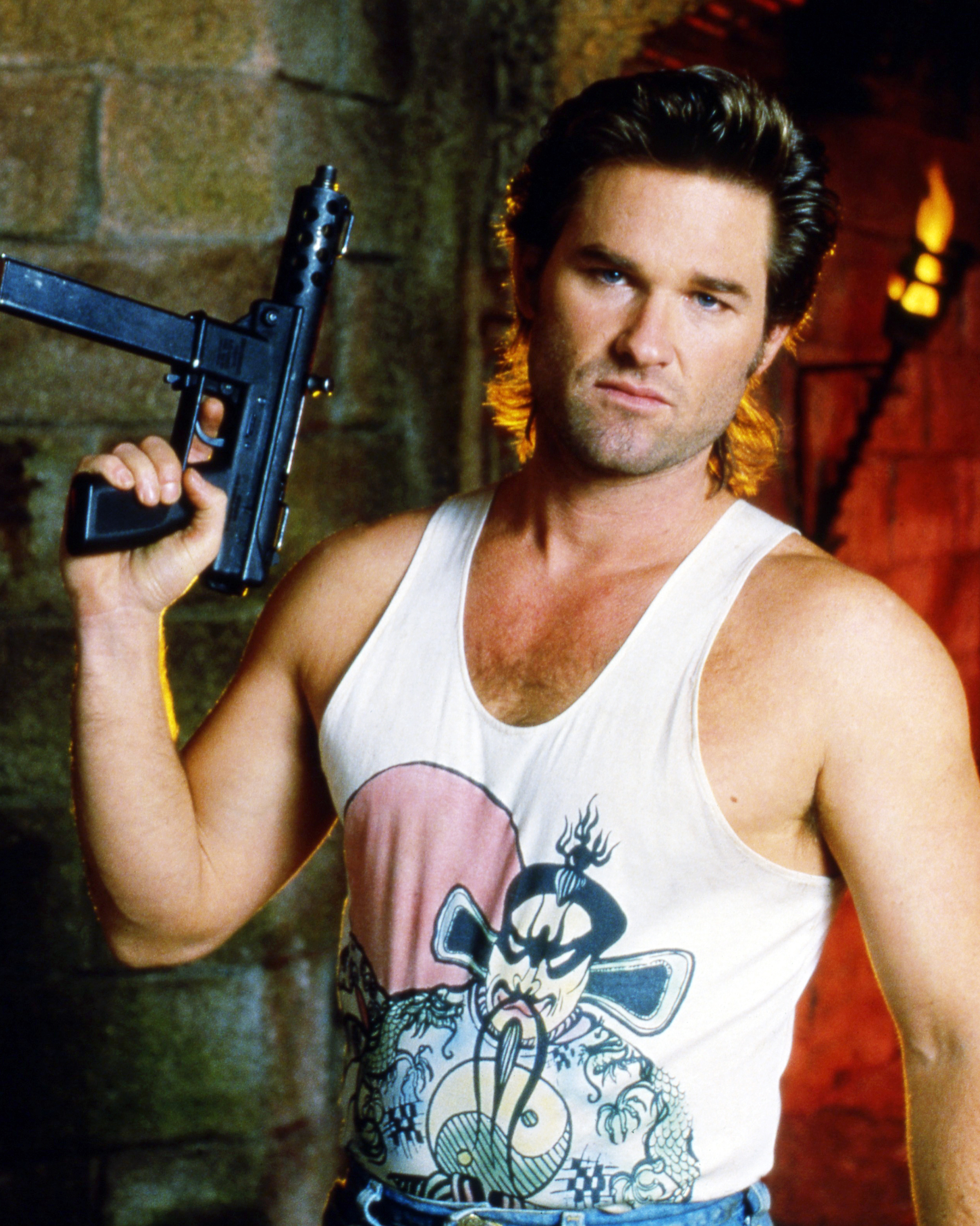 Still of John Carpenter and Kurt Russell in Big Trouble in Little China (1986)