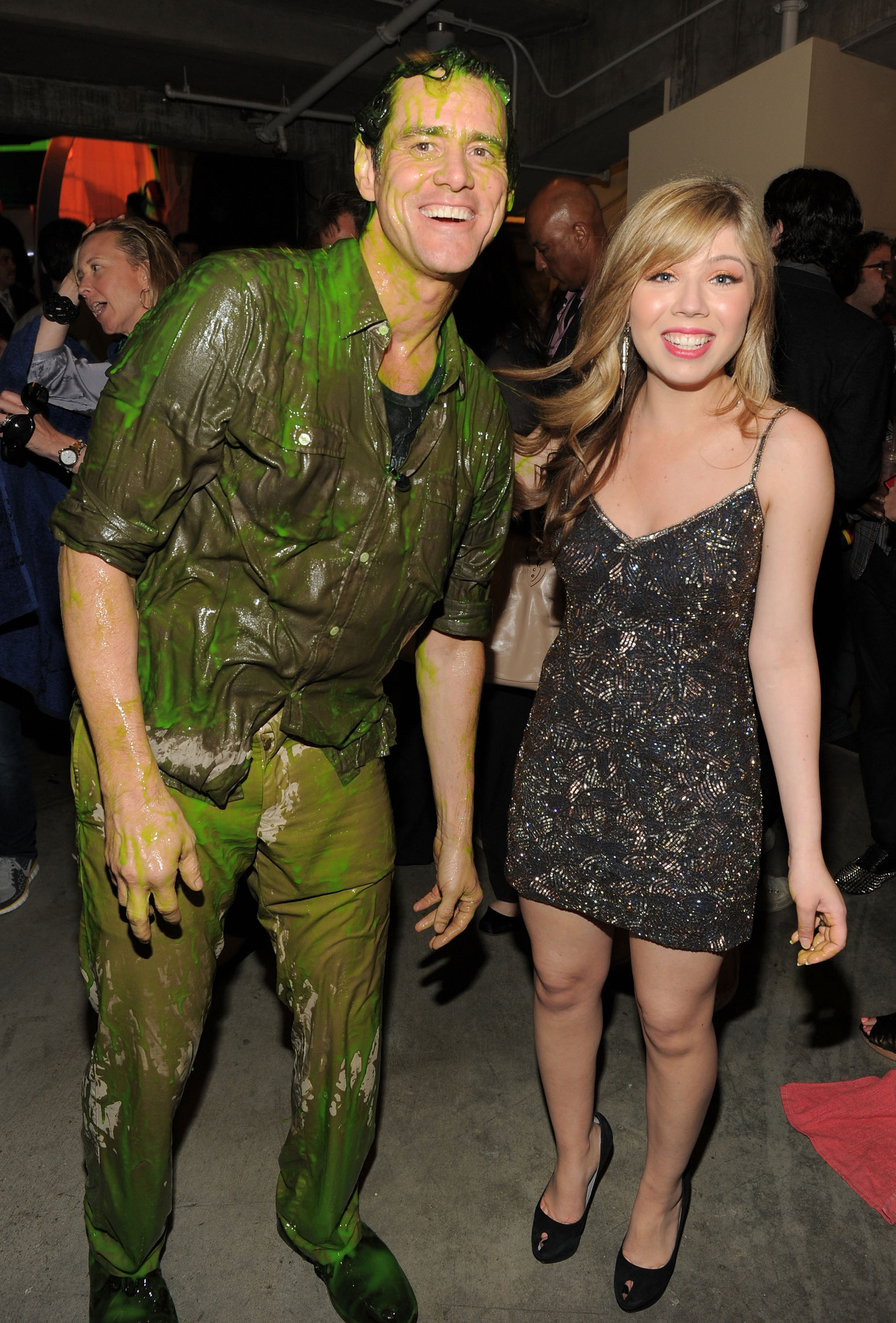 Jim Carrey and Jennette McCurdy
