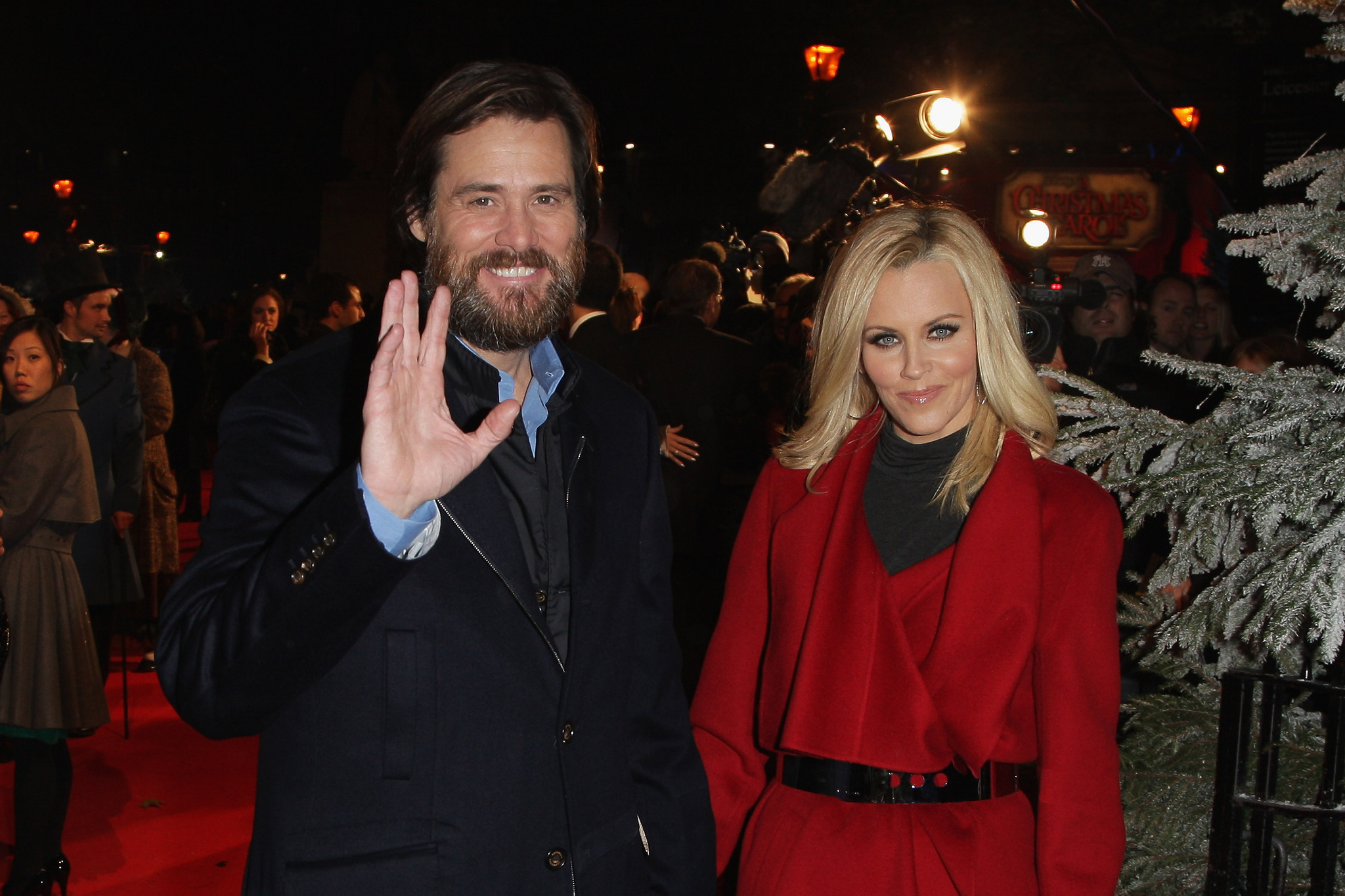 Jim Carrey and Jenny McCarthy at event of Kaledu giesme (2009)