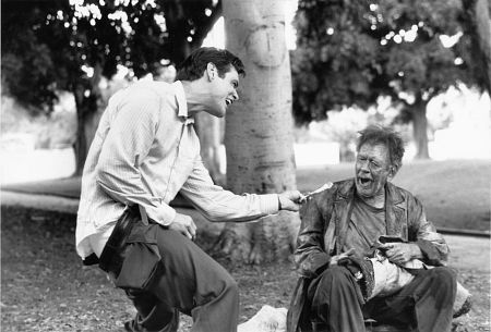 DON KEEFER improvising a laugh and making a buck with JIM CARREY in LIAR, LIAR.