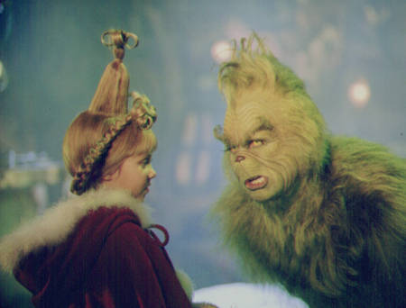 Cindy Lou Who and the Grinch (photo credit: Ron Batzdorf)