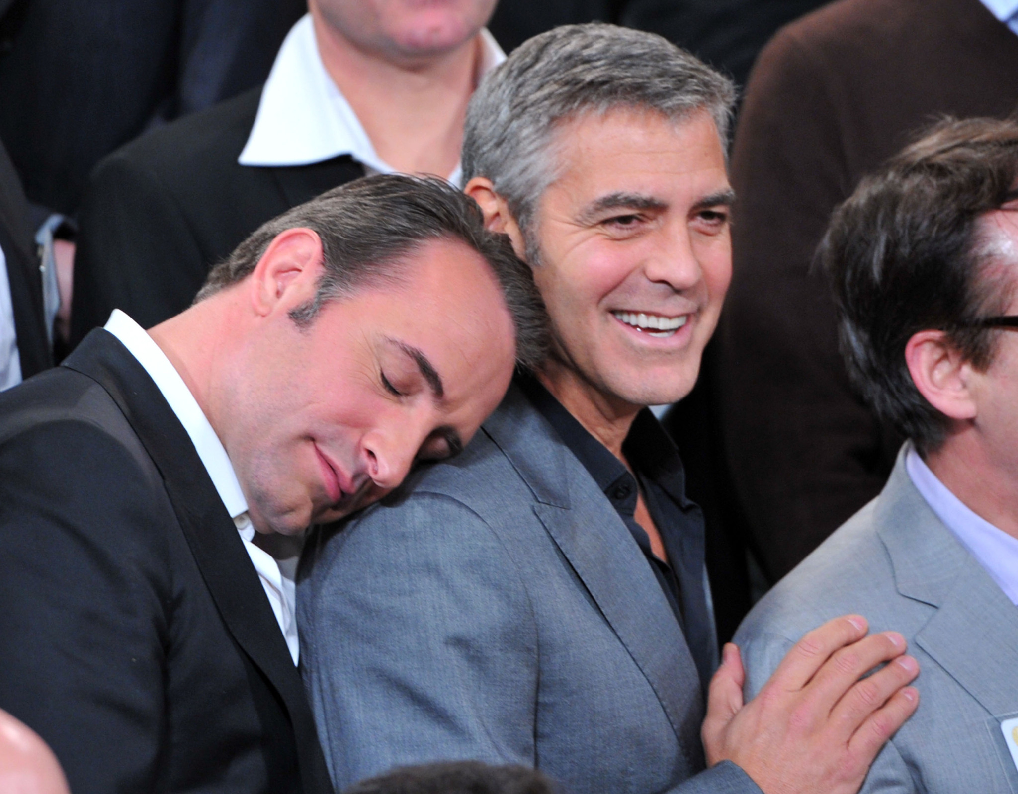 George Clooney and Jean Dujardin
