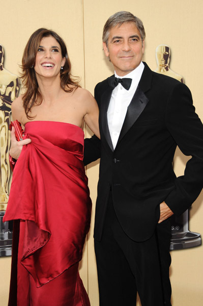 George Clooney and Elisabetta Canalis at event of The 82nd Annual Academy Awards (2010)