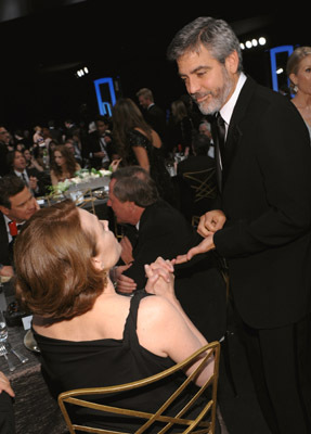 George Clooney and Sigourney Weaver