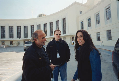 Jennifer Connelly, Avi Arad and Kevin Feige in Hulk (2003)