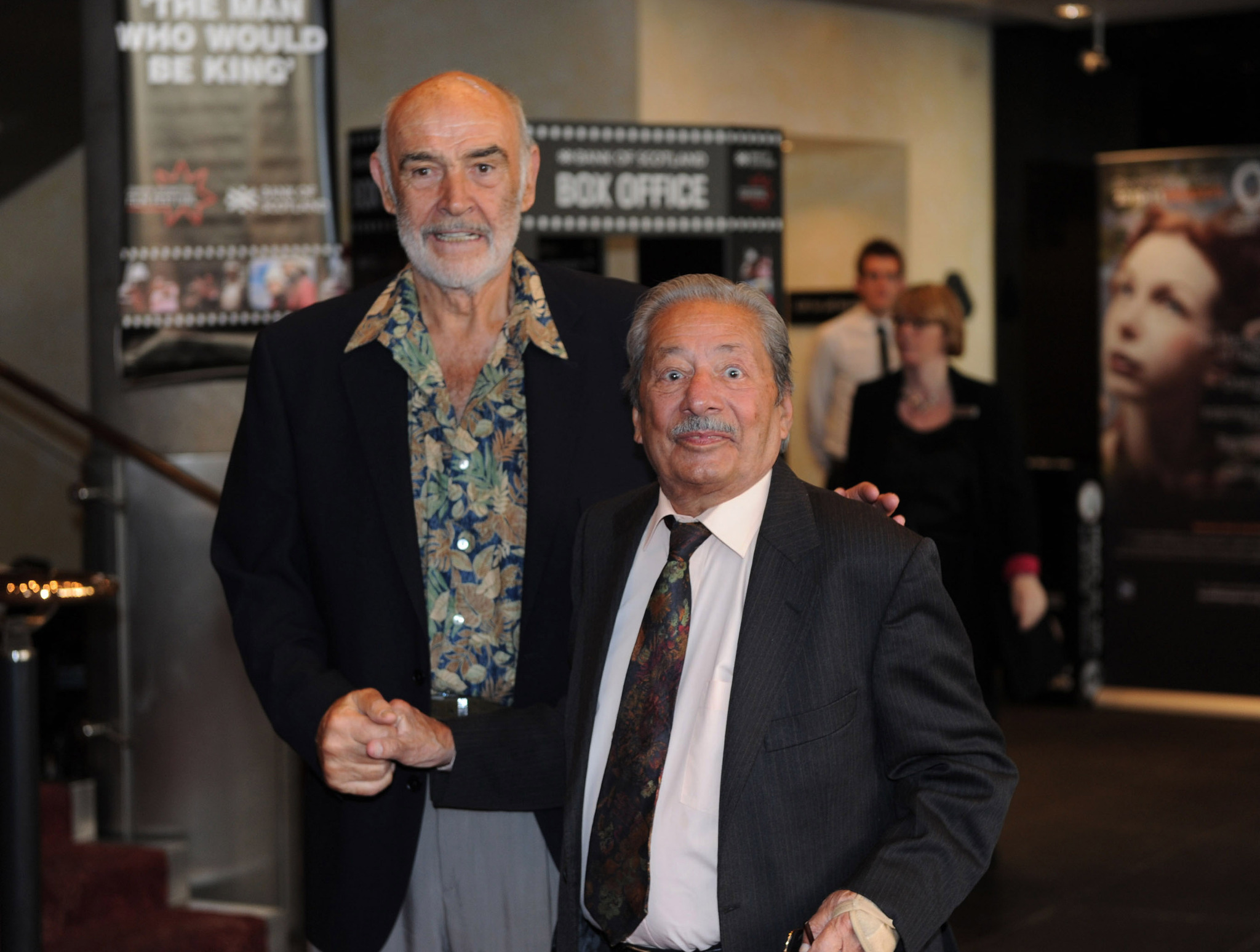 Sean Connery and Saeed Jaffrey
