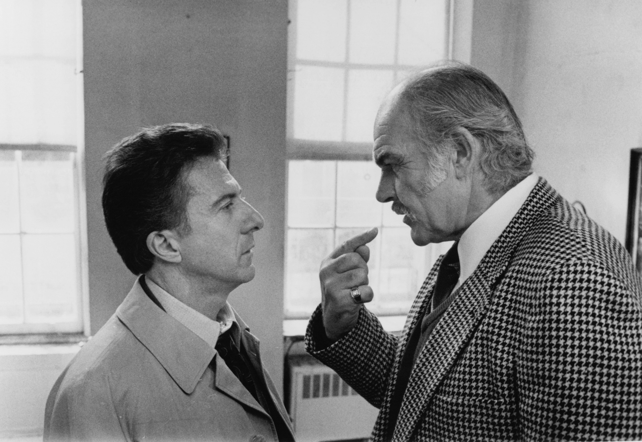 Still of Sean Connery and Dustin Hoffman in Family Business (1989)