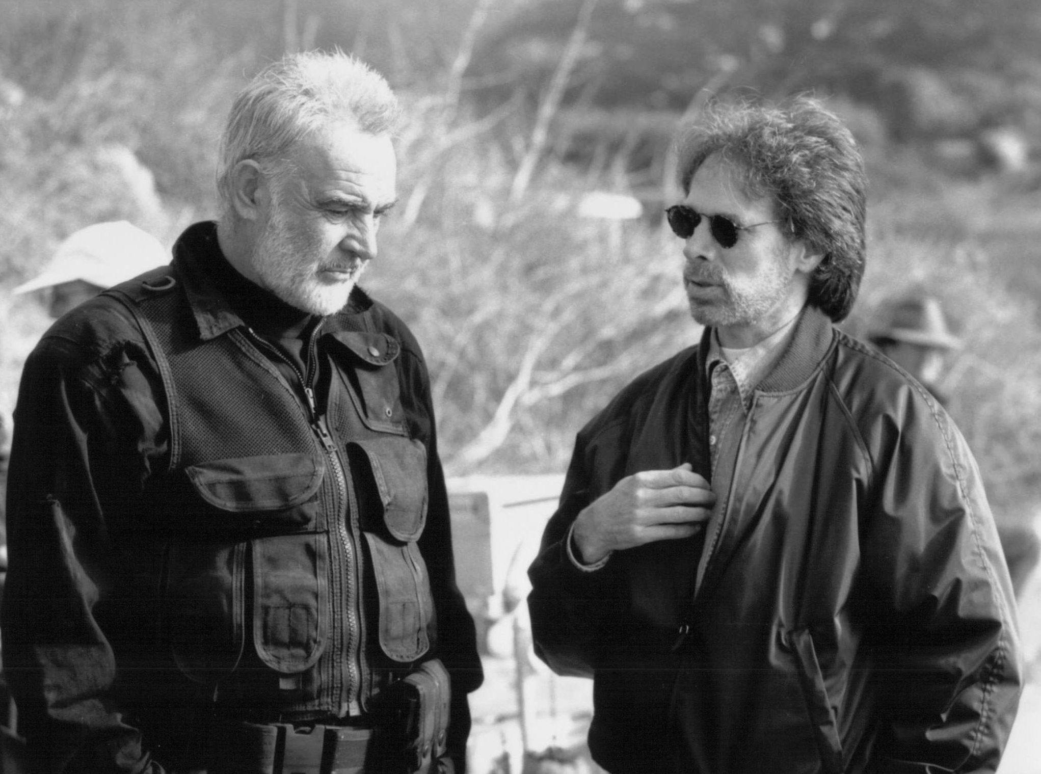 Sean Connery and Jerry Bruckheimer in The Rock (1996)