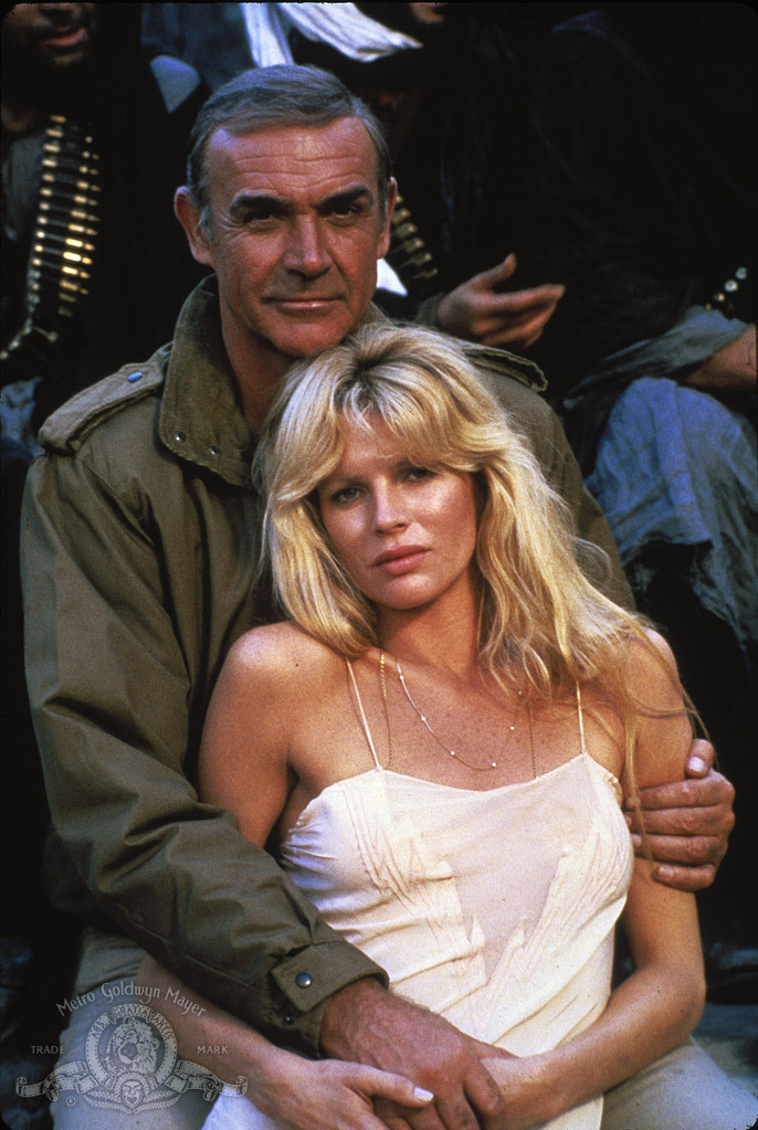 Still of Kim Basinger and Sean Connery in Never Say Never Again (1983)
