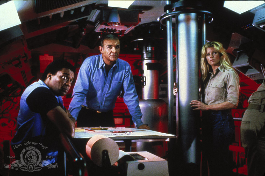Still of Kim Basinger, Sean Connery and Bernie Casey in Never Say Never Again (1983)