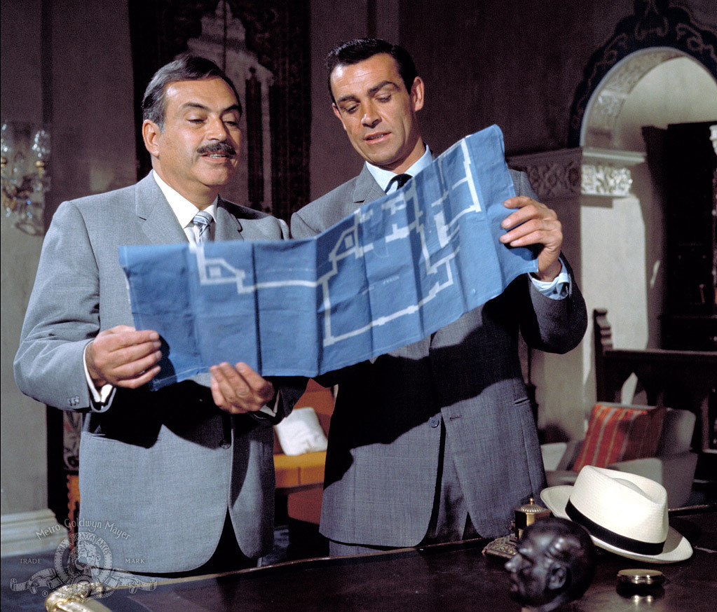 Still of Sean Connery and Pedro Armendáriz in Is Rusijos su meile (1963)