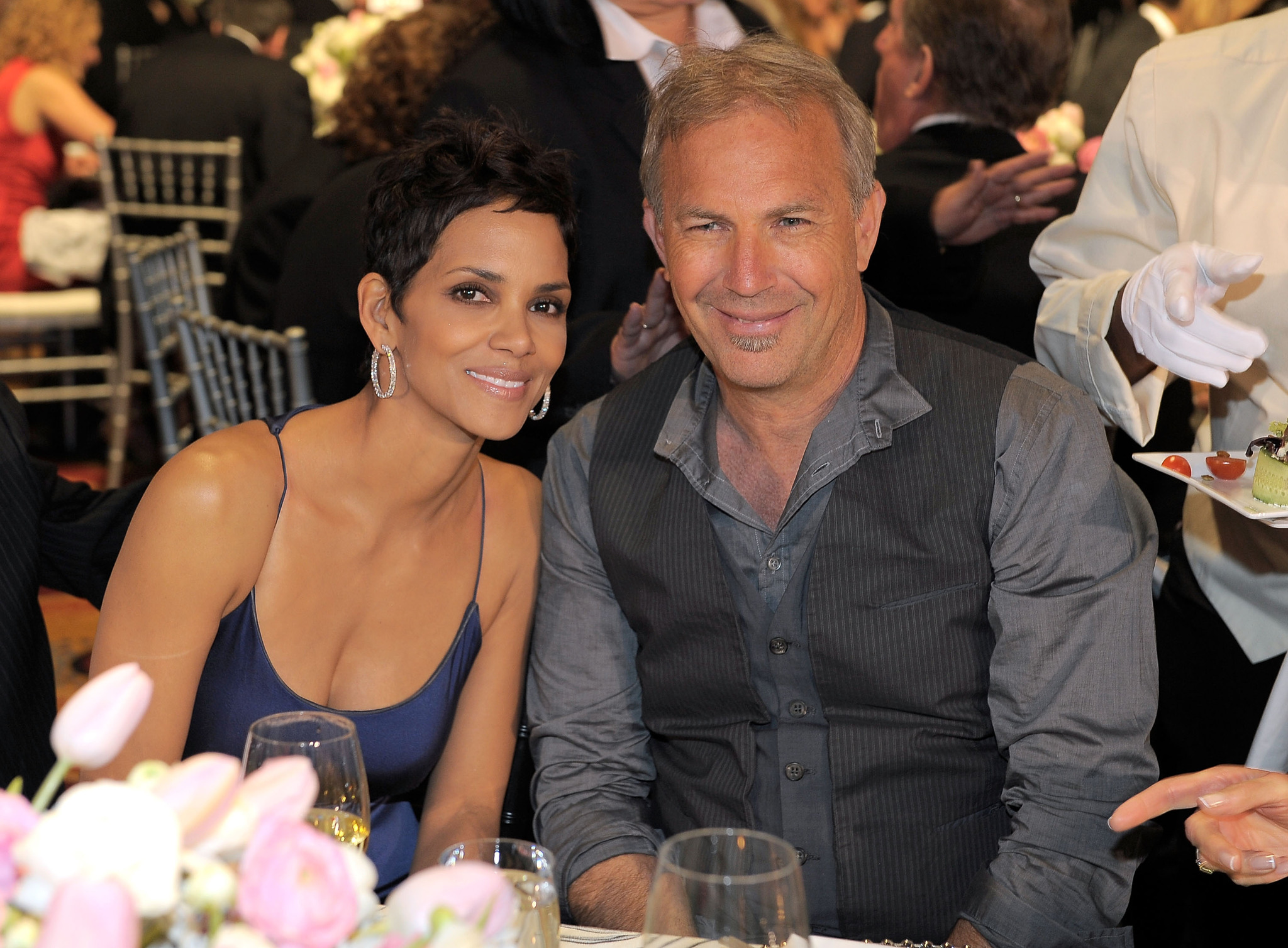 Kevin Costner and Halle Berry