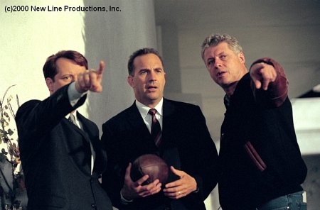 Steven Culp, Kevin Costner and director Roger Donaldson