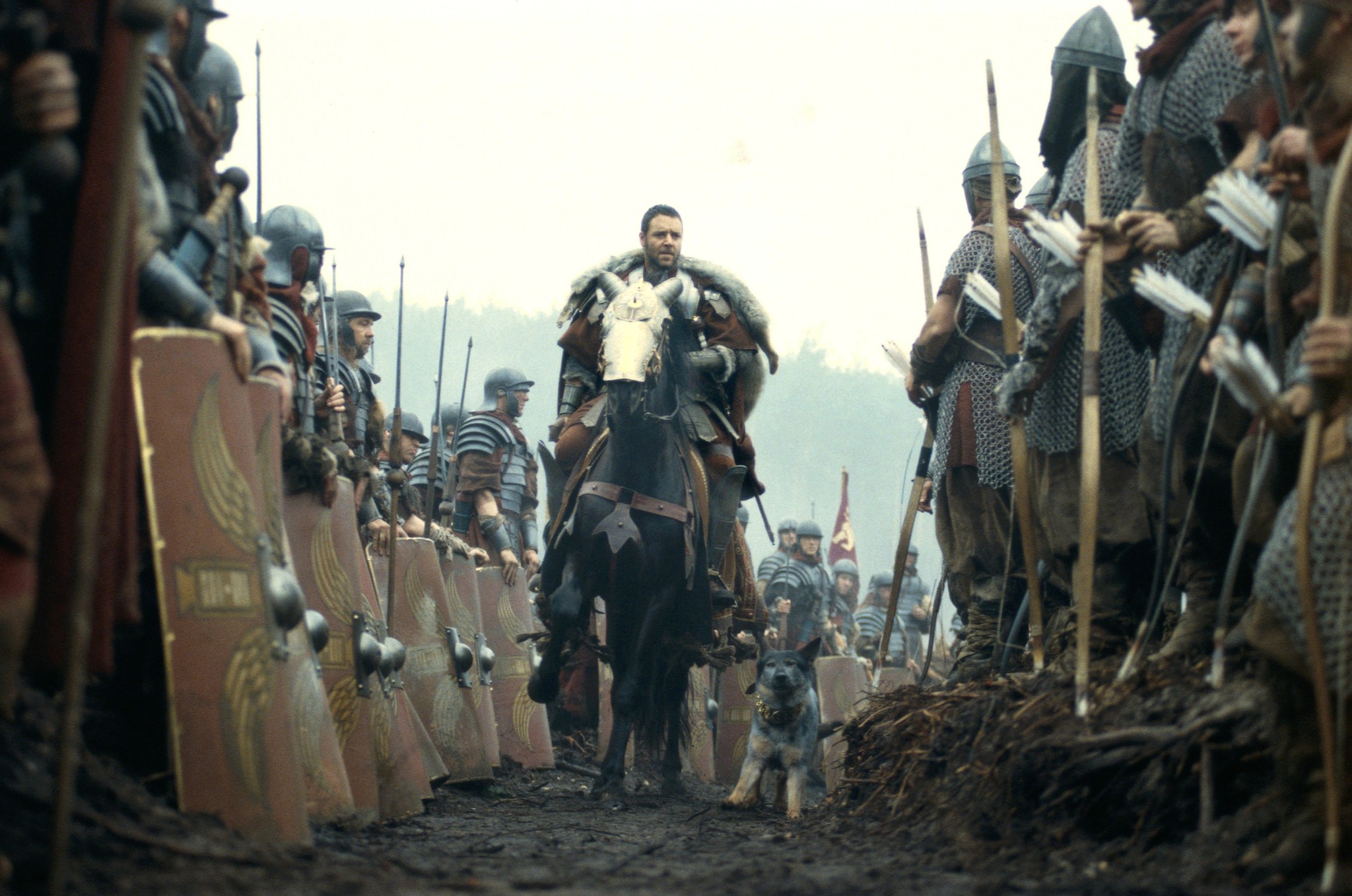 Still of Russell Crowe in Gladiatorius (2000)