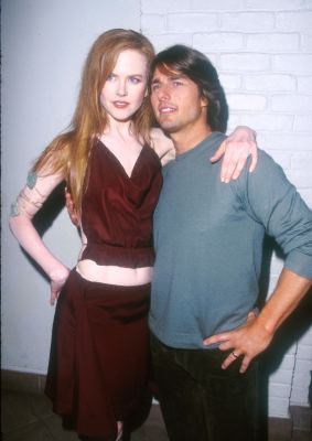 Tom Cruise and Nicole Kidman at event of Eyes Wide Shut (1999)