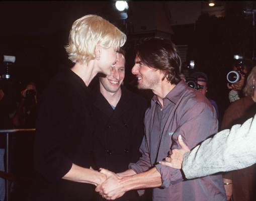 Tom Cruise, Bodhi Elfman and Jenna Elfman at event of Without Limits (1998)