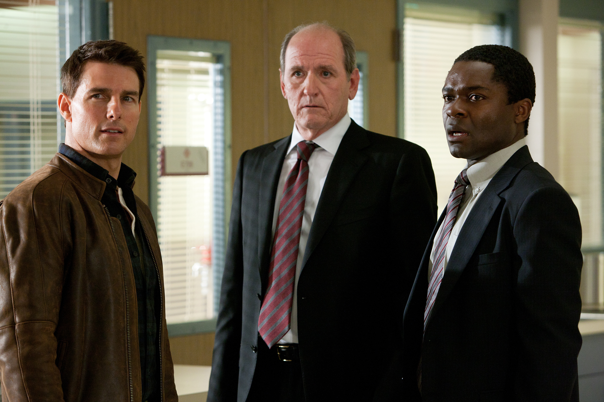 Still of Tom Cruise, Richard Jenkins and David Oyelowo in Dzekas Ryceris (2012)