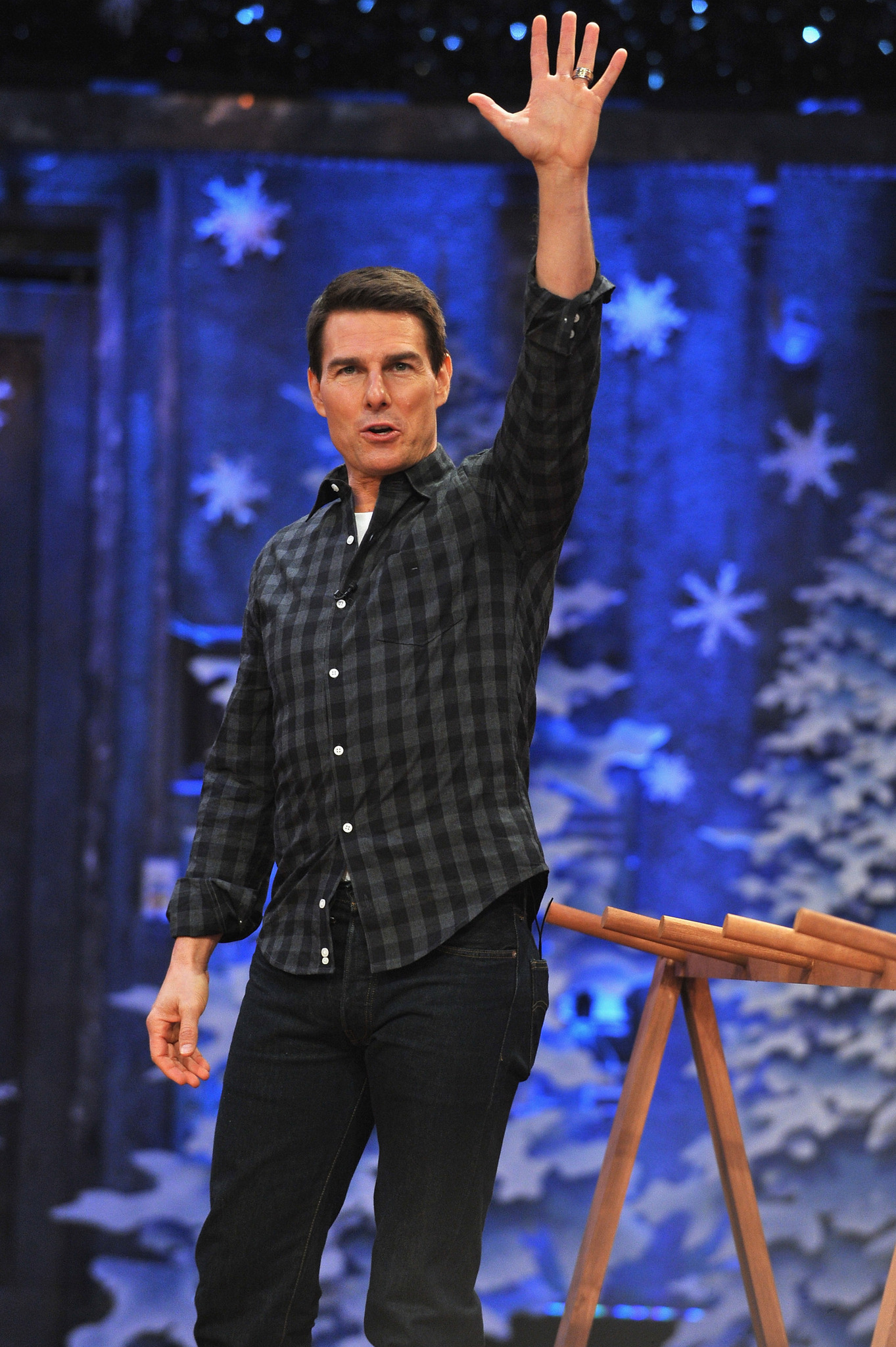 Tom Cruise at event of Late Night with Jimmy Fallon (2009)