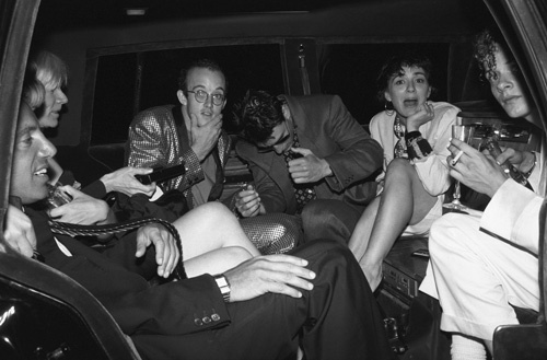 Tom Cruise, Steve Rubell and Andy Warhol attending Madonna's wedding