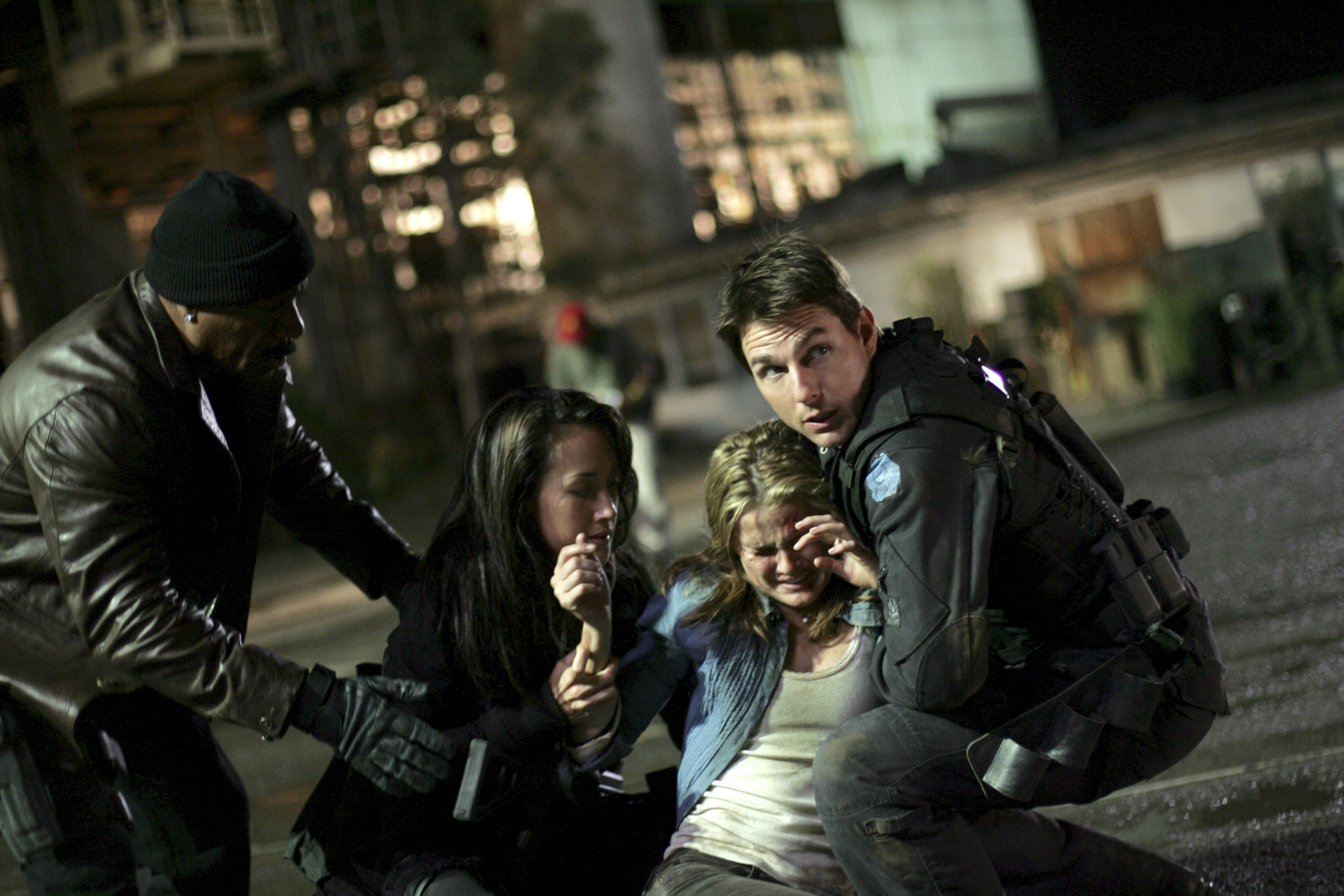 Still of Tom Cruise, Ving Rhames, Keri Russell and Maggie Q in Mission: Impossible III (2006)