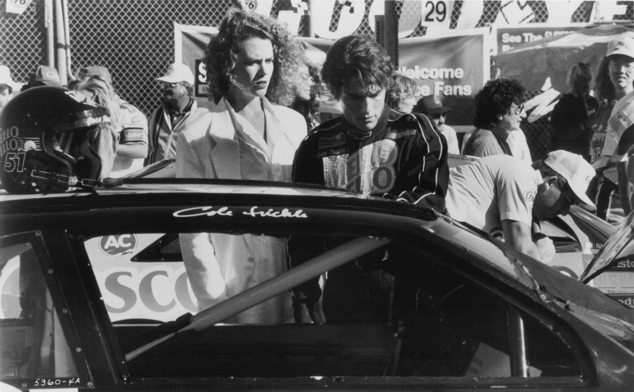 Still of Tom Cruise and Nicole Kidman in Days of Thunder (1990)