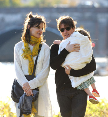 Tom Cruise, Katie Holmes and Suri Cruise