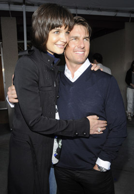 Tom Cruise and Katie Holmes at event of 2008 MTV Movie Awards (2008)