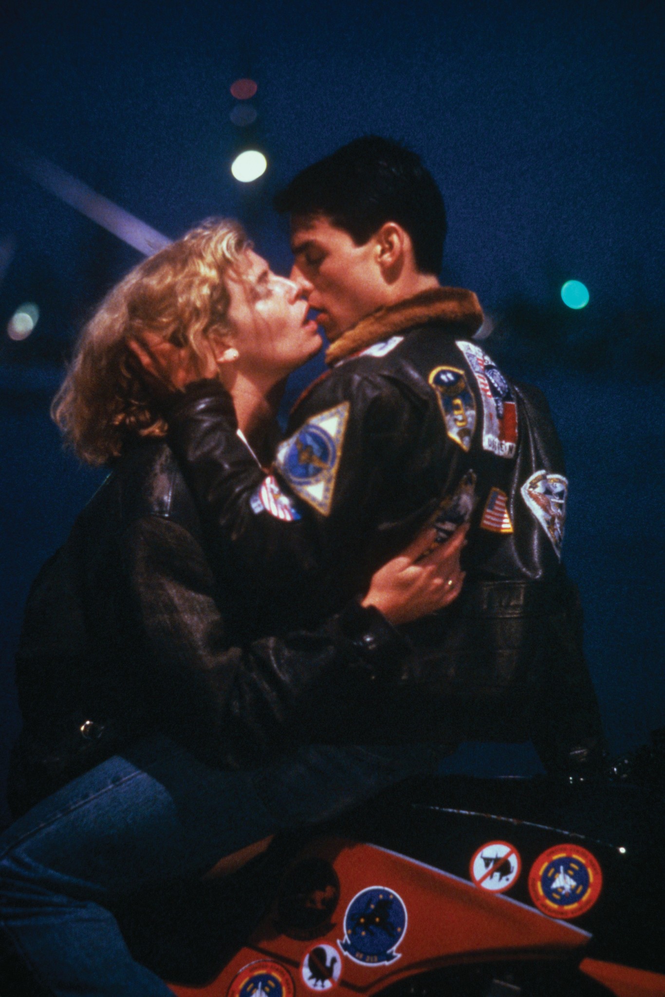 Still of Tom Cruise and Kelly McGillis in Top Gun (1986)