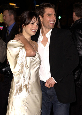 Tom Cruise and Penélope Cruz at event of Vanilinis dangus (2001)