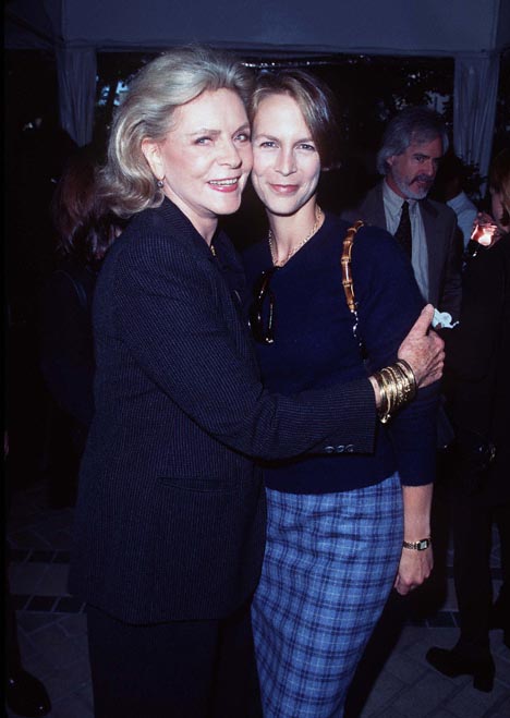 Lauren Bacall and Jamie Lee Curtis