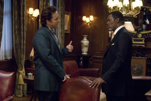 Still of John Cusack and Samuel L. Jackson in 1408 (2007)