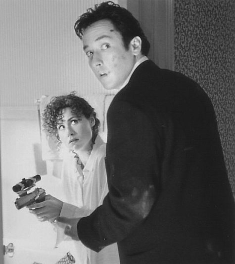 Still of John Cusack and Minnie Driver in Grosse Pointe Blank (1997)
