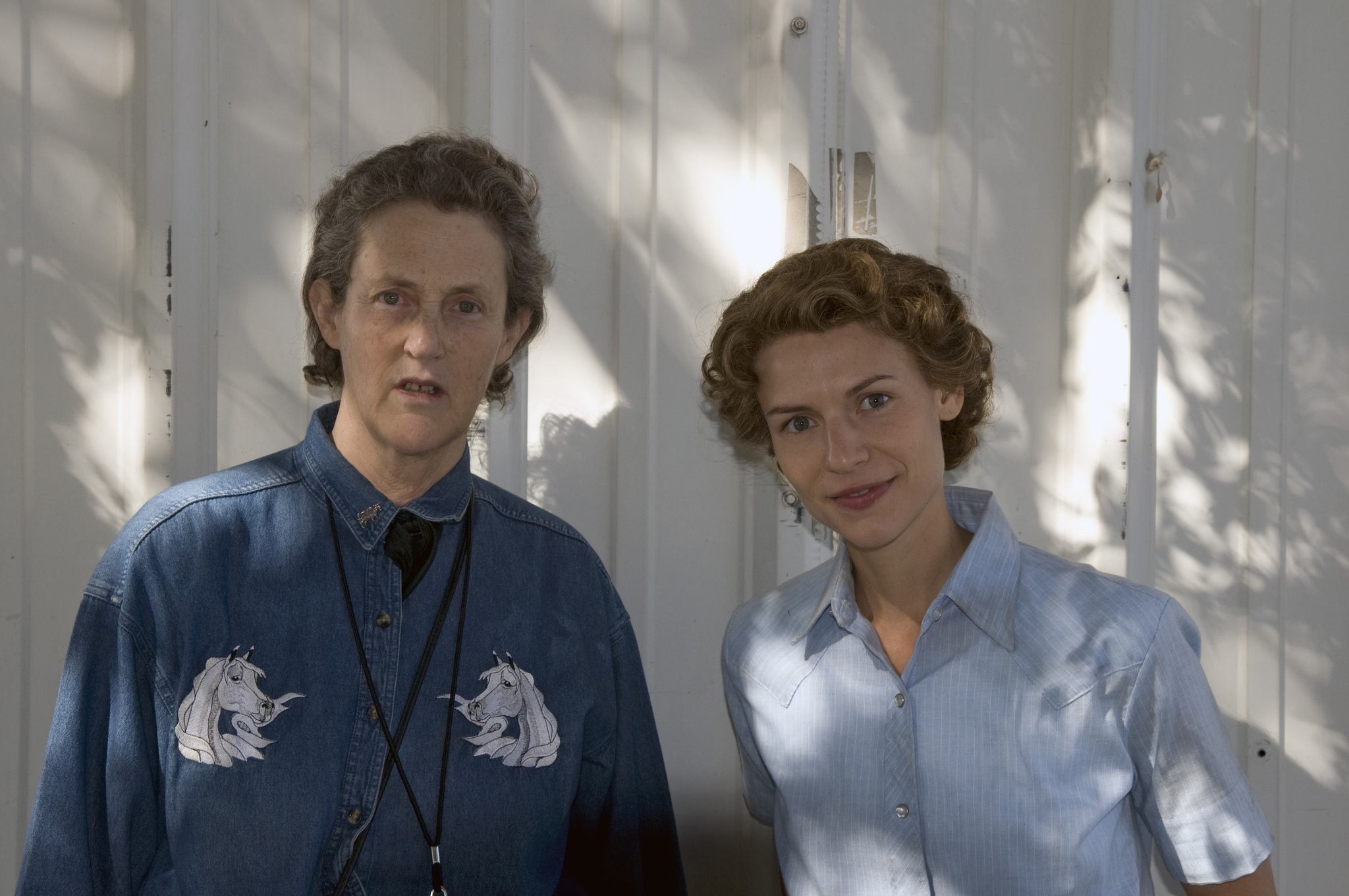 Still of Claire Danes and Temple Grandin in Temple Grandin (2010)
