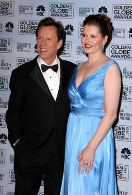 Geena Davis and James Woods