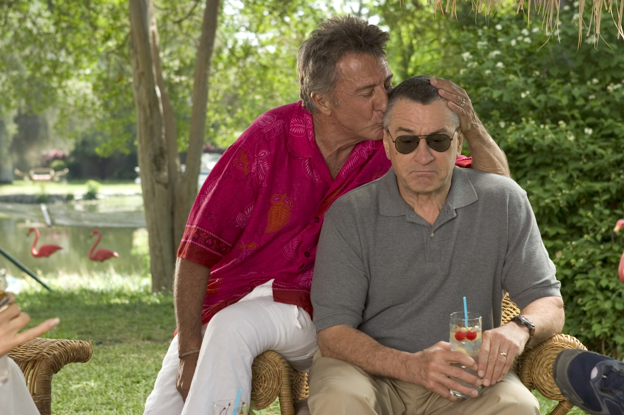 Still of Robert De Niro, Dustin Hoffman and Ben Stiller in Meet the Fockers (2004)