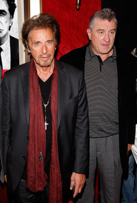 Robert De Niro and Al Pacino at event of Righteous Kill (2008)