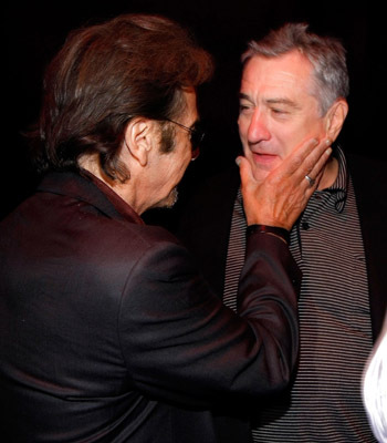 Robert De Niro and Al Pacino at event of Righteous Kill (2008)