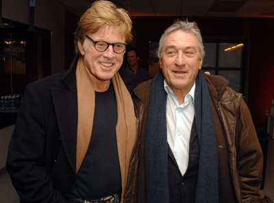 Robert De Niro and Robert Redford at event of What Just Happened (2008)