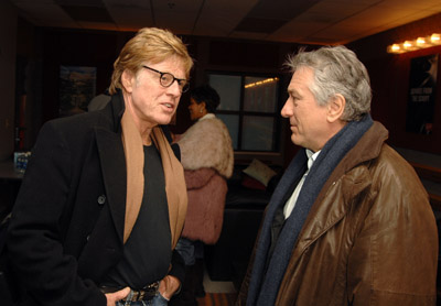 Robert De Niro and Robert Redford at event of What Just Happened (2008)