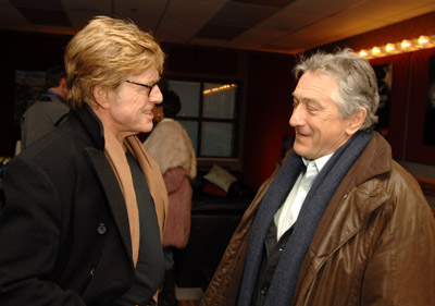 Robert De Niro and Robert Redford at event of What Just Happened (2008)