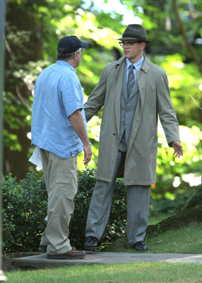 Robert De Niro and Matt Damon at event of The Good Shepherd (2006)