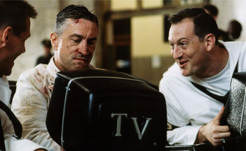 (l-to-r) Scott Kraft, Robert De Niro, and Robert Blanche in 