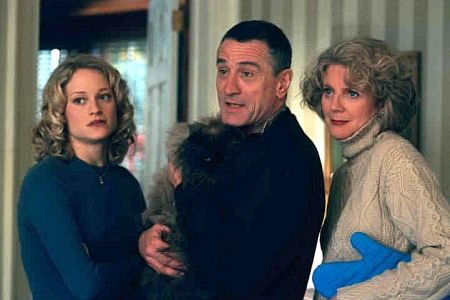 Still of Robert De Niro, Blythe Danner and Teri Polo in Paskutinis tevu isbandymas (2000)