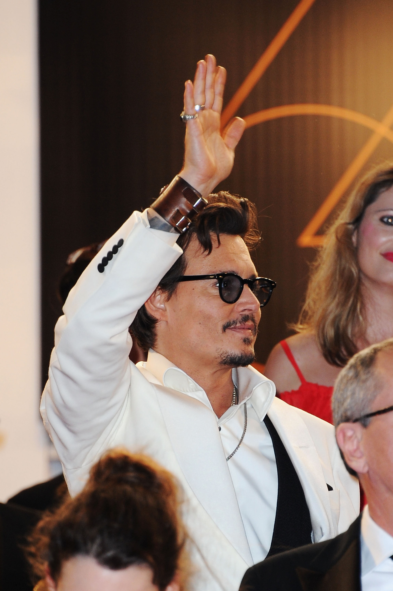 Johnny Depp at event of Karibu piratai: ant keistu bangu (2011)