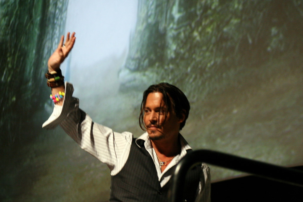 Johnny Depp at event of Alisa stebuklu salyje (2010)