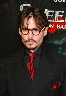 Johnny Depp at event of Sweeney Todd: The Demon Barber of Fleet Street (2007)